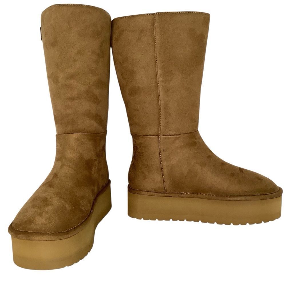New! Madden Girl Eclipsed Plush Faux Fur Knee High Winter Women Boots Sz 7